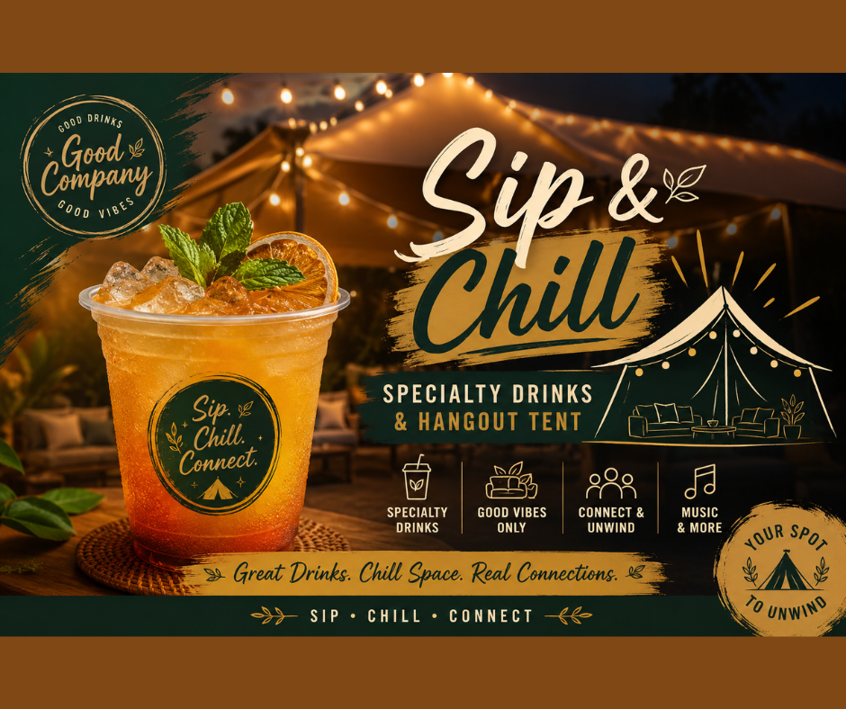 Sponsorship - Specialty Drink Area & Hangout Tent